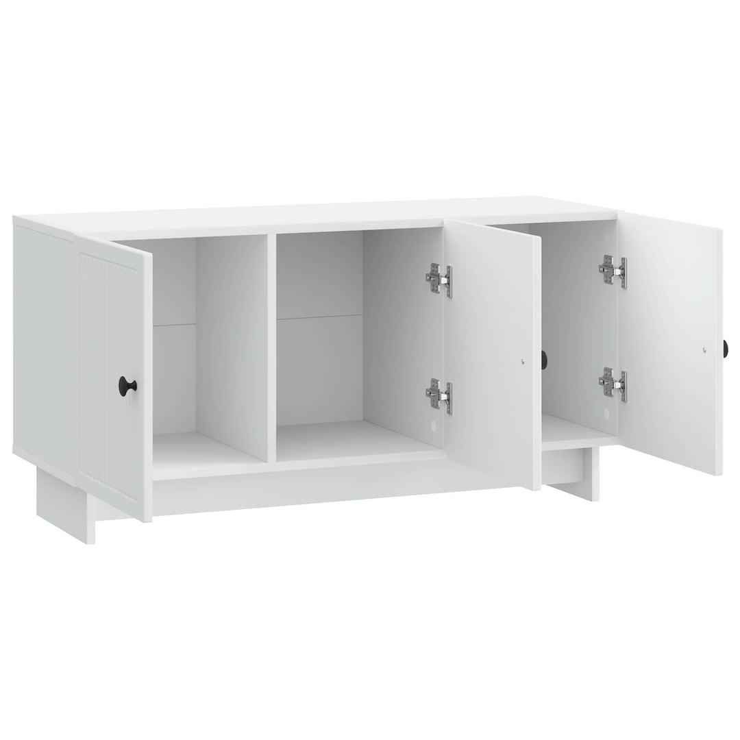 TV-skab Hvid 99 x 34,5 x 50 cm Konstrueret træ