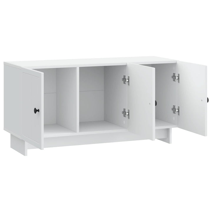 TV-skab Hvid 99 x 34,5 x 50 cm Konstrueret træ