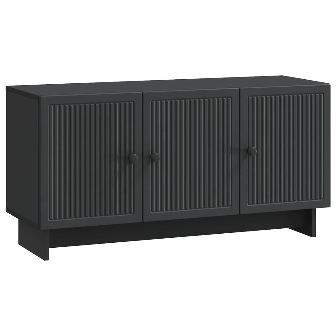TV-skab Sort 99 x 34,5 x 50 cm Konstrueret træ