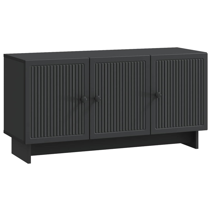 TV-skab Sort 99 x 34,5 x 50 cm Konstrueret træ