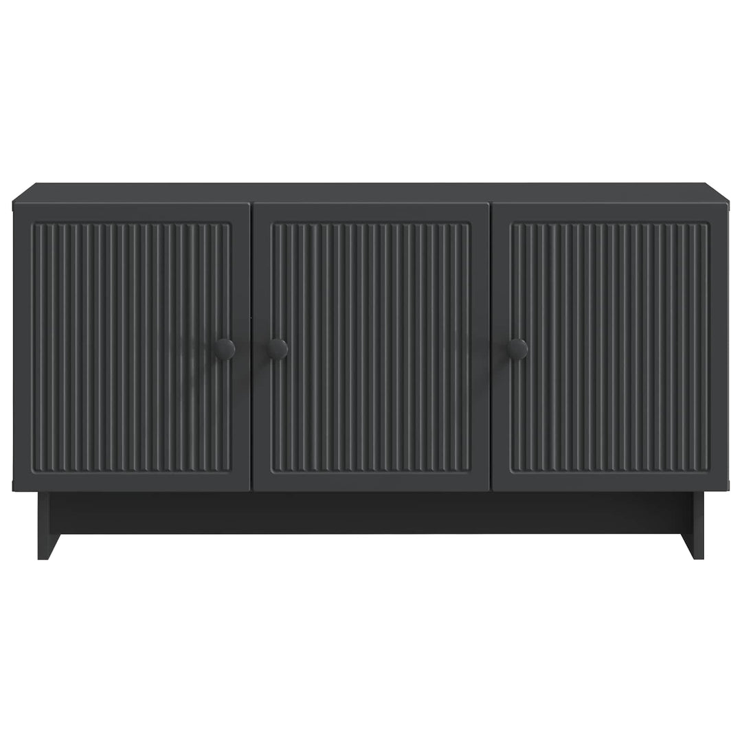 TV-skab Sort 99 x 34,5 x 50 cm Konstrueret træ