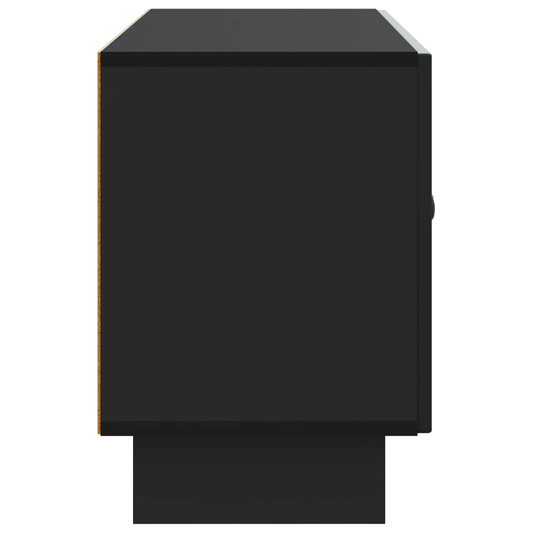 TV-skab Sort 99 x 34,5 x 50 cm Konstrueret træ