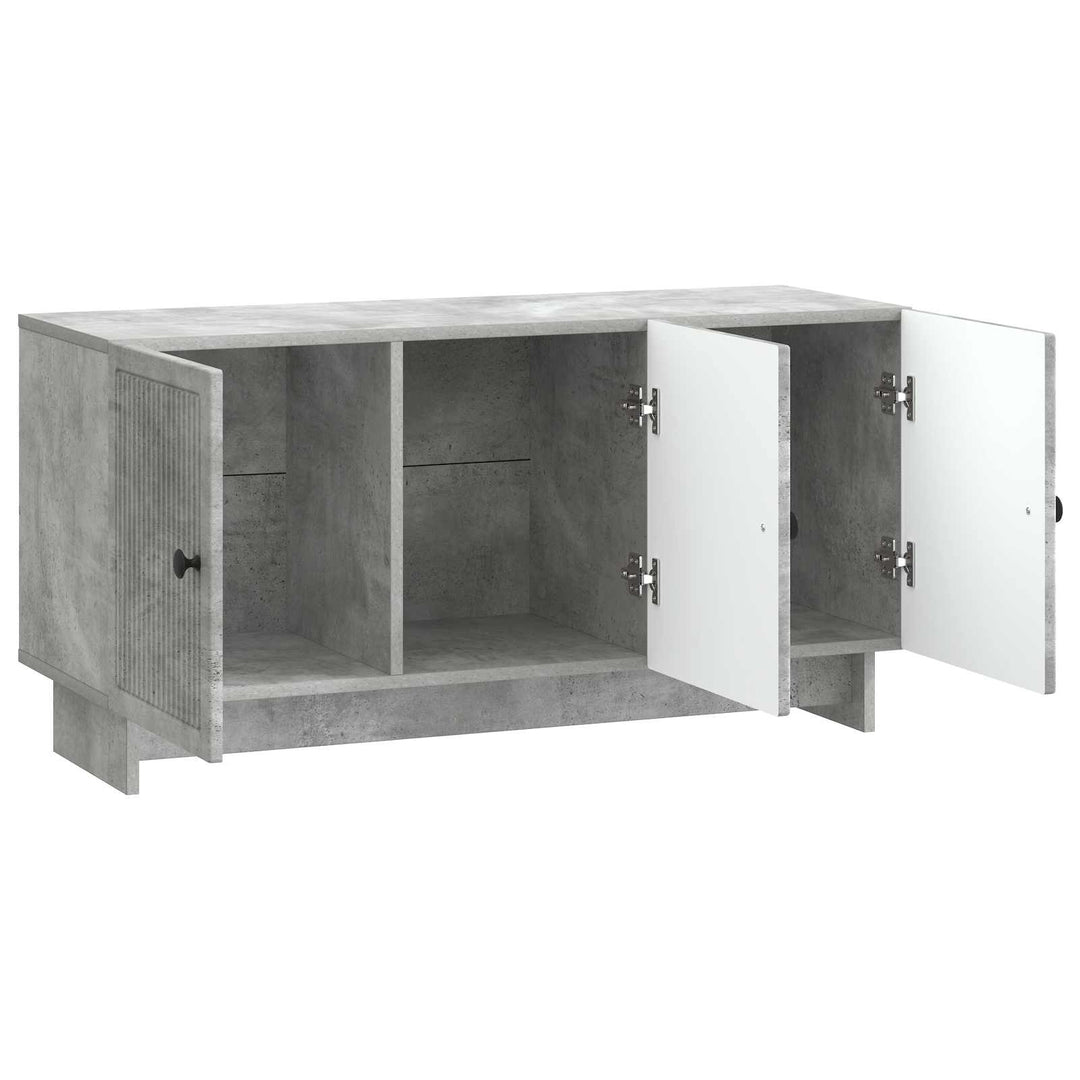 TV-skab 99 x 34,5 x 50 cm Betongrå Konstrueret træ