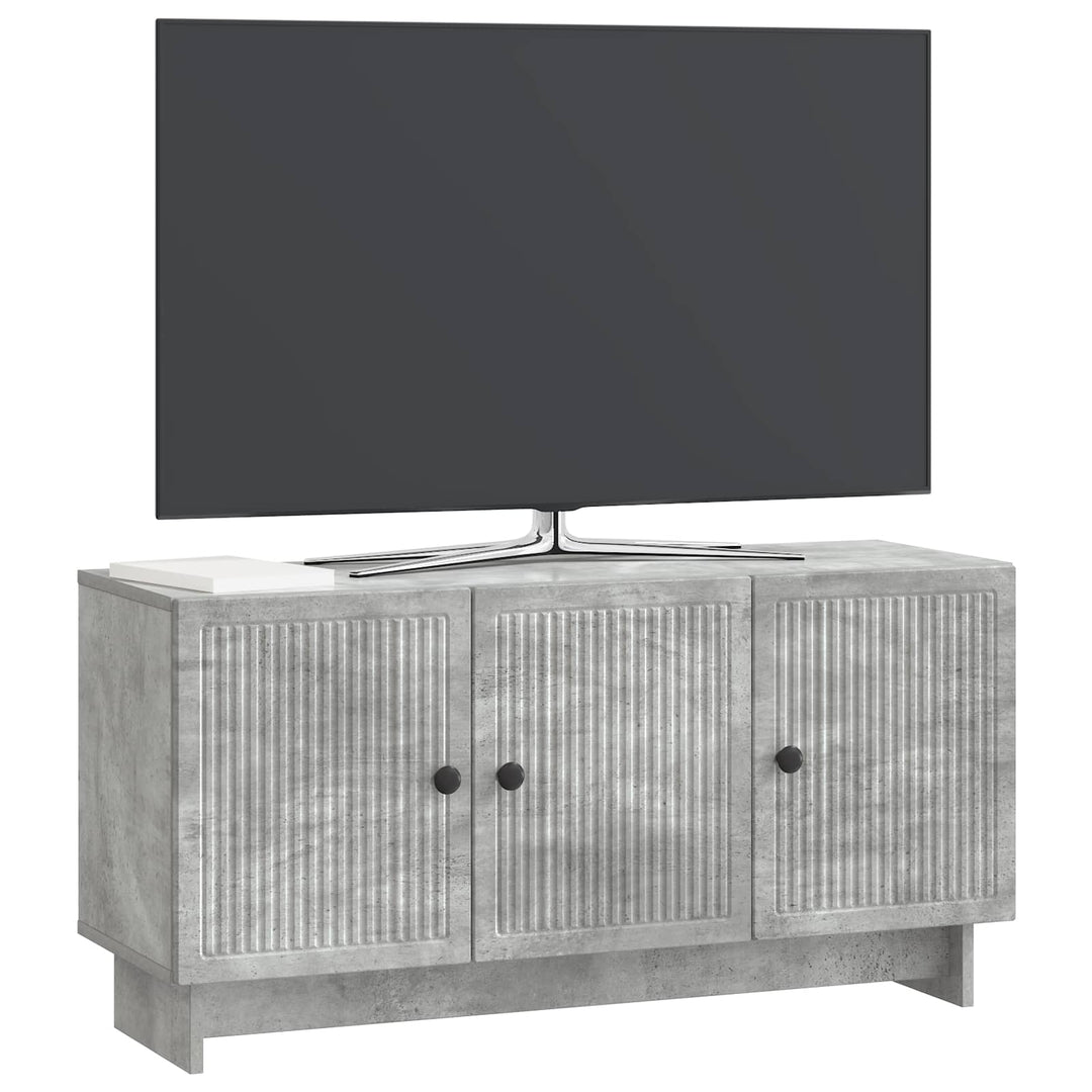 TV-skab 99 x 34,5 x 50 cm Betongrå Konstrueret træ