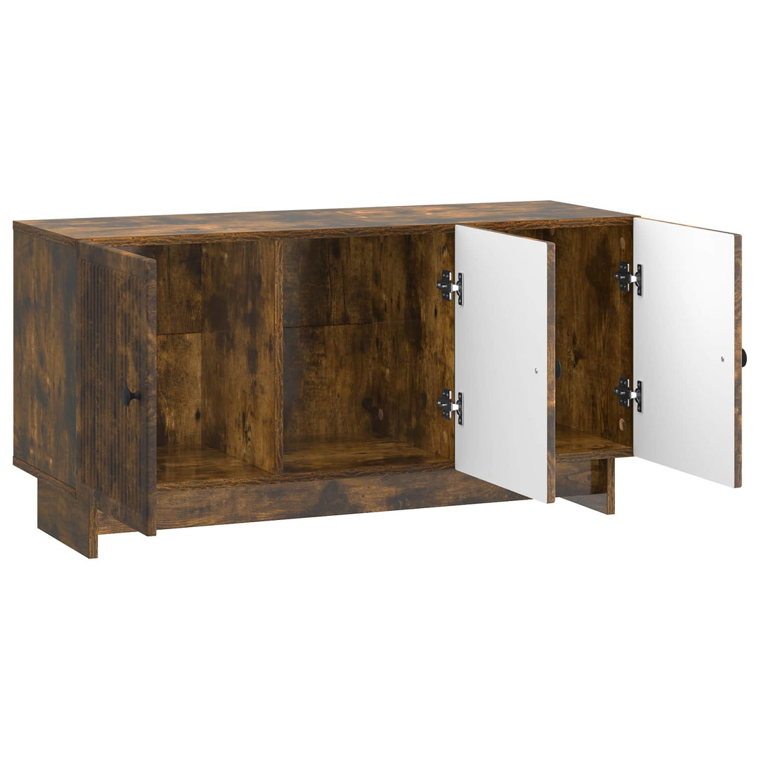 TV-skab 99 x 34,5 x 50 cm Røget eg Konstrueret træ