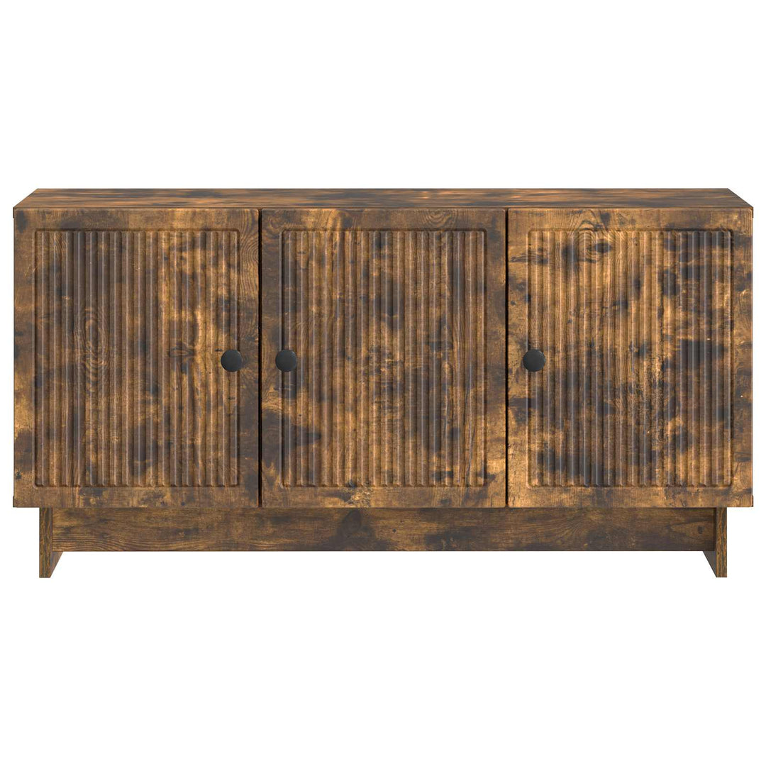 TV-skab 99 x 34,5 x 50 cm Røget eg Konstrueret træ