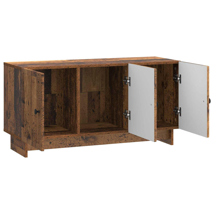 TV-skab 99 x 34,5 x 50 cm Gammelt træ Konstrueret træ