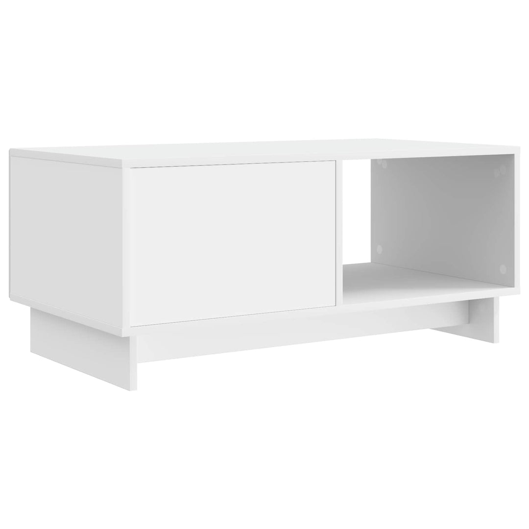 Sofabord Hvid 90 x 50 x 40 cm Konstrueret træ