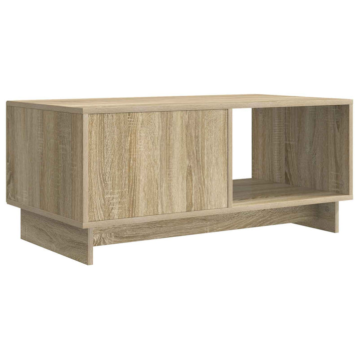 Sofabord Sonoma-eg 90 x 50 x 40 cm Konstrueret træ