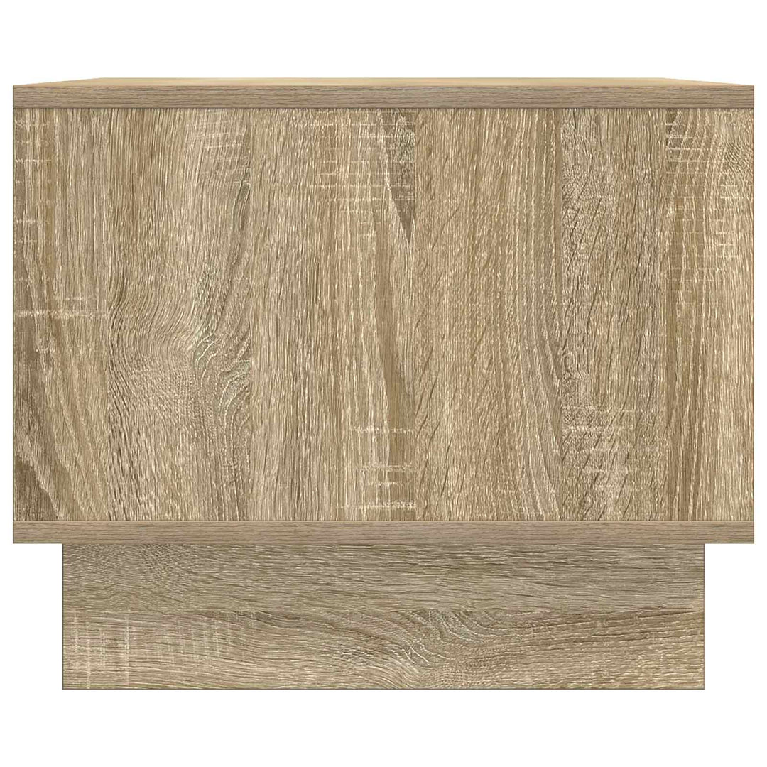Sofabord Sonoma-eg 90 x 50 x 40 cm Konstrueret træ
