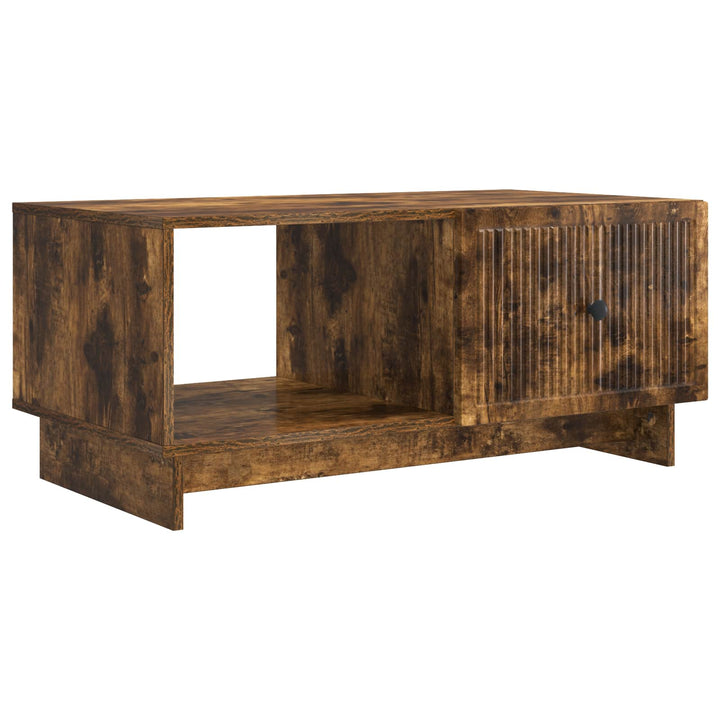 Sofabord Røget eg 90 x 50 x 40 cm Konstrueret træ