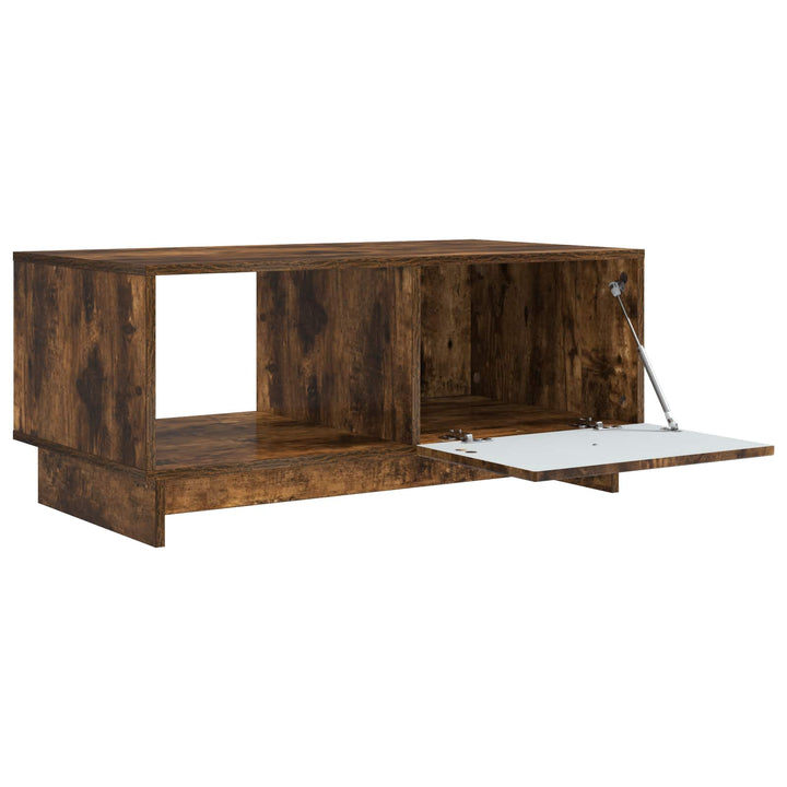Sofabord Røget eg 90 x 50 x 40 cm Konstrueret træ