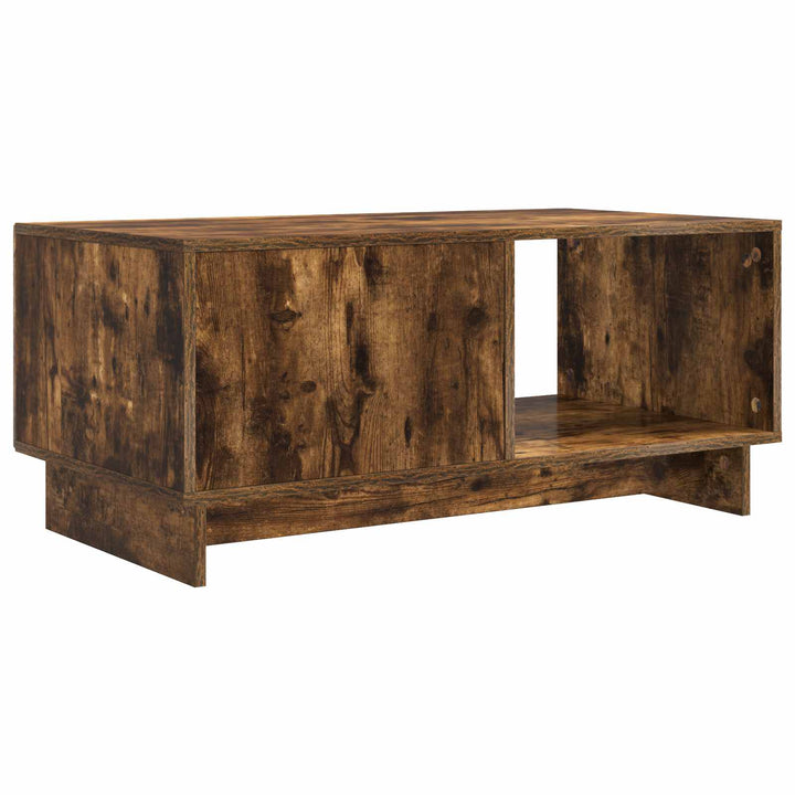 Sofabord Røget eg 90 x 50 x 40 cm Konstrueret træ