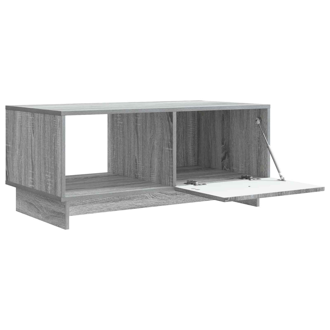 Sofabord Grå sonoma-eg 90 x 50 x 40 cm Konstrueret træ