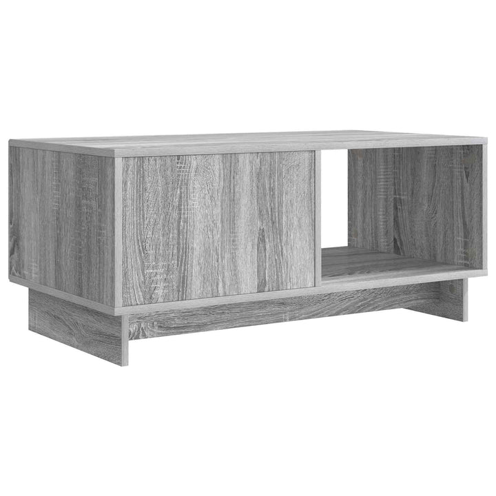 Sofabord Grå sonoma-eg 90 x 50 x 40 cm Konstrueret træ