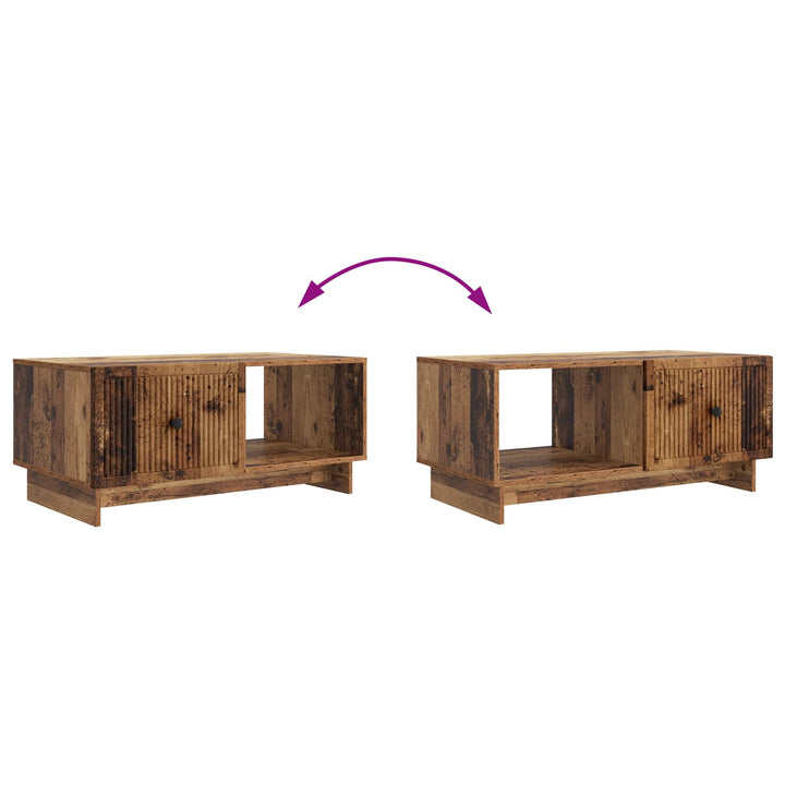 Sofabord Gammelt træ 90 x 50 x 40 cm Konstrueret træ