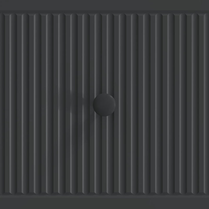 Sofabord med skuffe Sort 49 x 50 x 40 cm Konstrueret træ