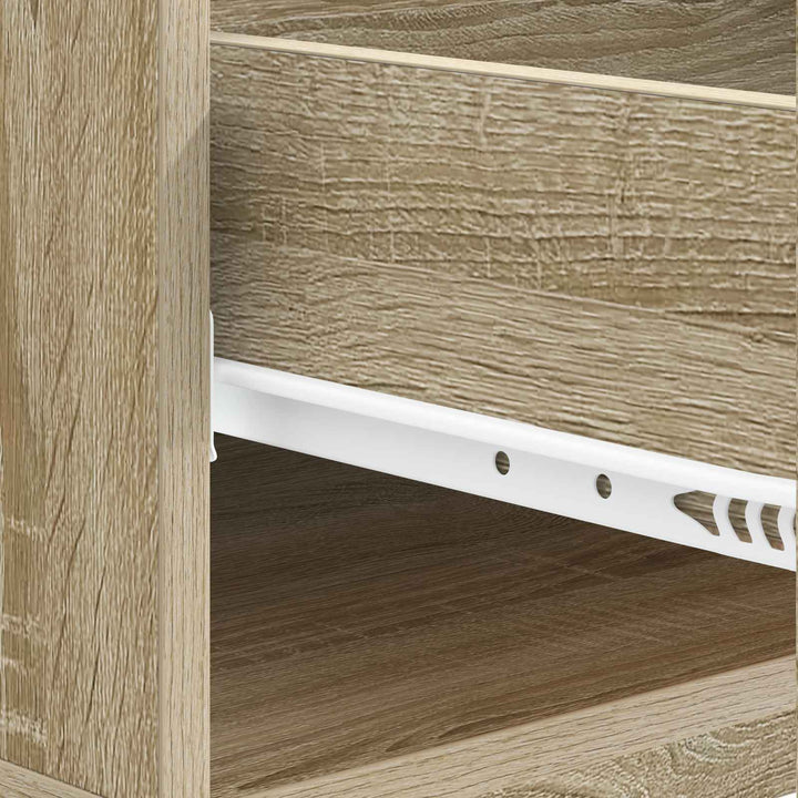 Sofabord med skuffe Sonoma-eg 49 x 50 x 40 cm Konstrueret træ