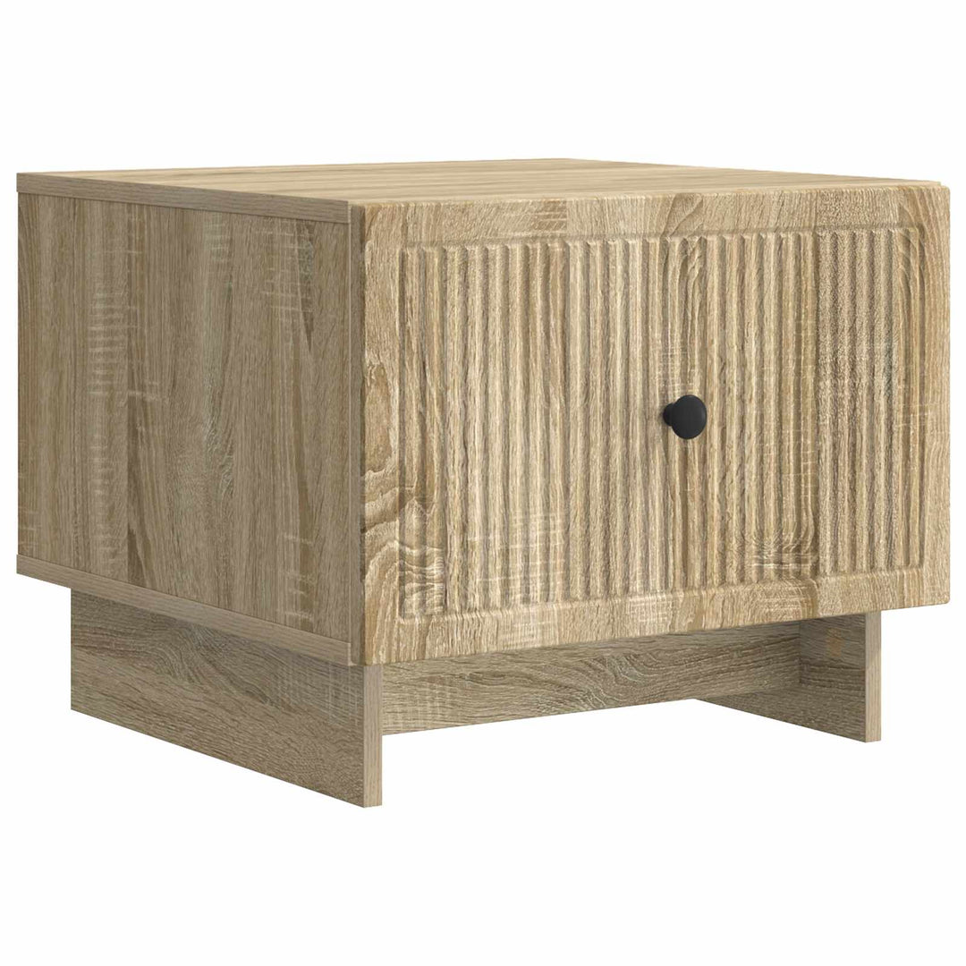 Sofabord med skuffe Sonoma-eg 49 x 50 x 40 cm Konstrueret træ