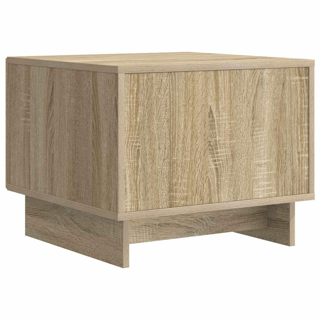 Sofabord med skuffe Sonoma-eg 49 x 50 x 40 cm Konstrueret træ