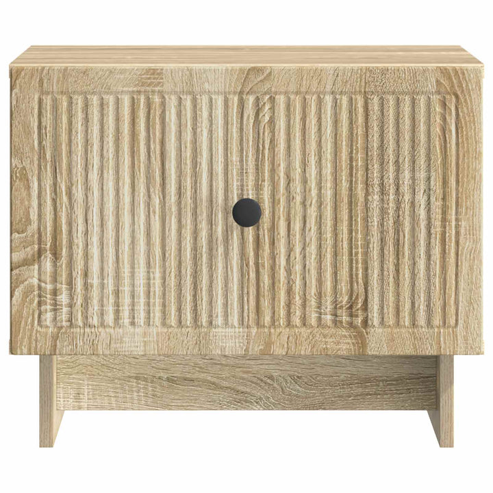 Sofabord med skuffe Sonoma-eg 49 x 50 x 40 cm Konstrueret træ