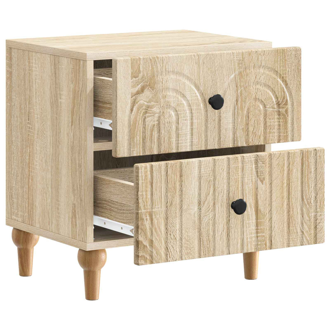 Natskab med skuffe Sonoma-eg 43 x 34,5 x 48 cm Konstrueret træ