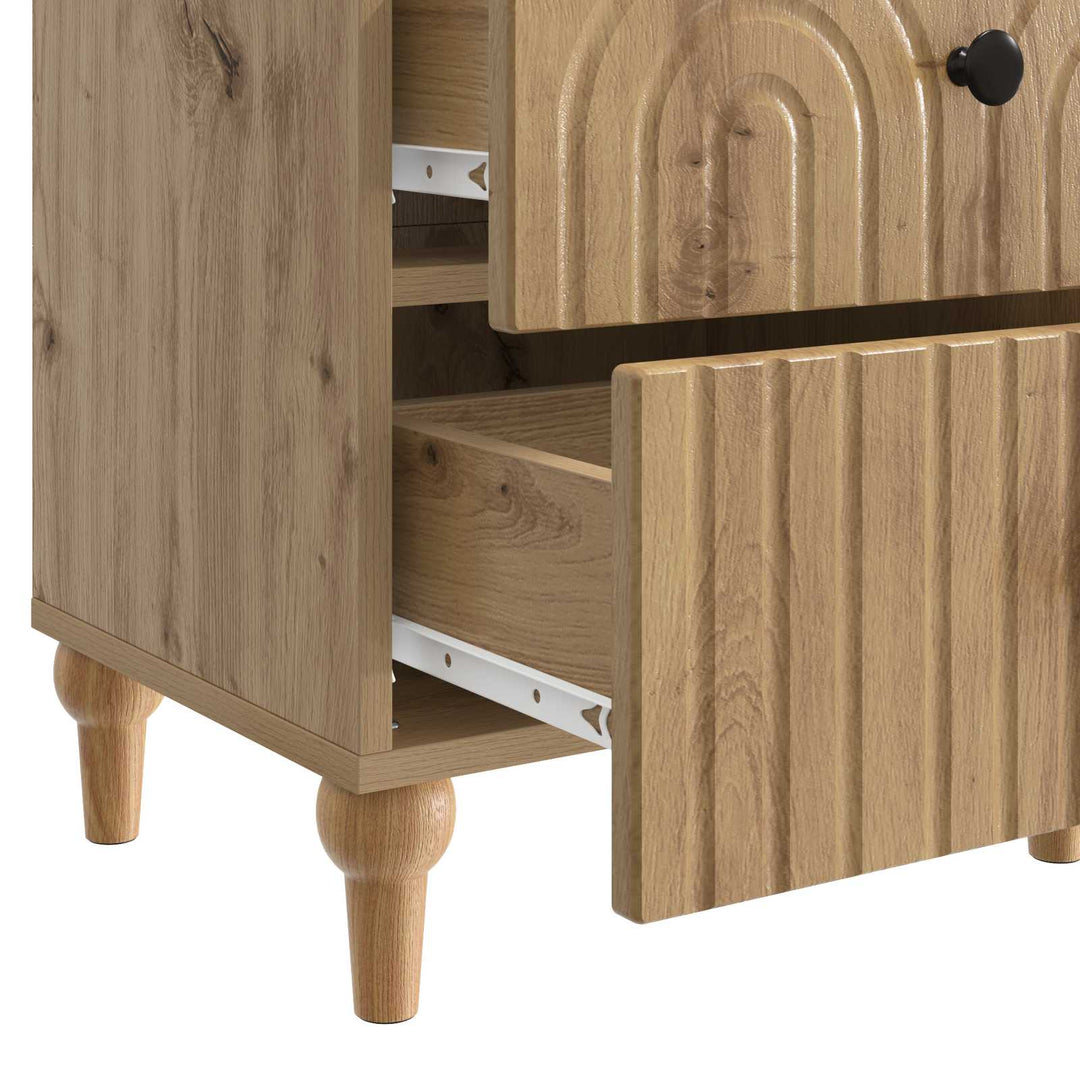 Natskab 2 pcs Artisan-eg 43 x 34,5 x 48 cm Konstrueret træ
