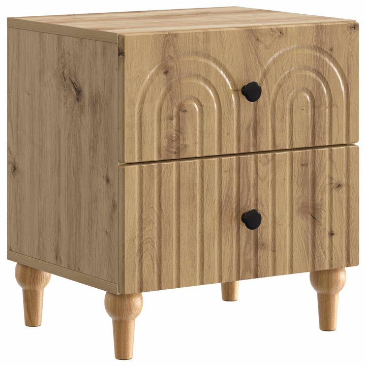 Natskab 2 pcs Artisan-eg 43 x 34,5 x 48 cm Konstrueret træ