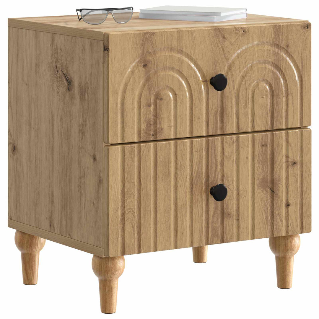 Natskab 2 pcs Artisan-eg 43 x 34,5 x 48 cm Konstrueret træ