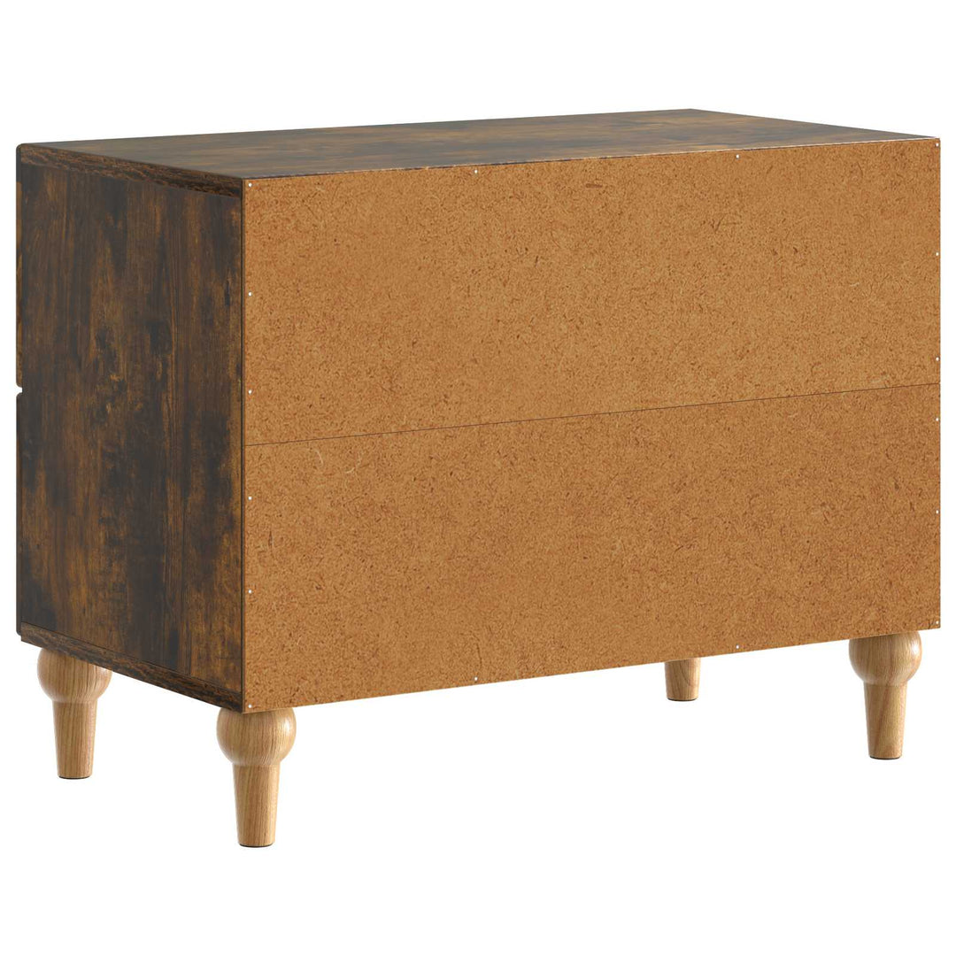 Natskab med skuffe Røget eg 62 x 34,5 x 48 cm Konstrueret træ