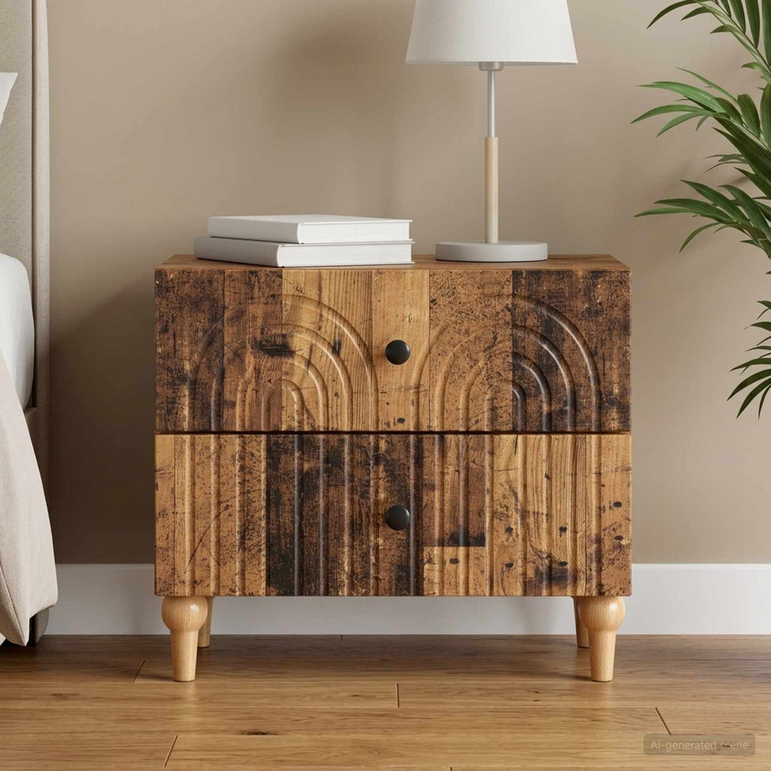 Natskab Gammelt træ 62 x 34,5 x 48 cm Konstrueret træ