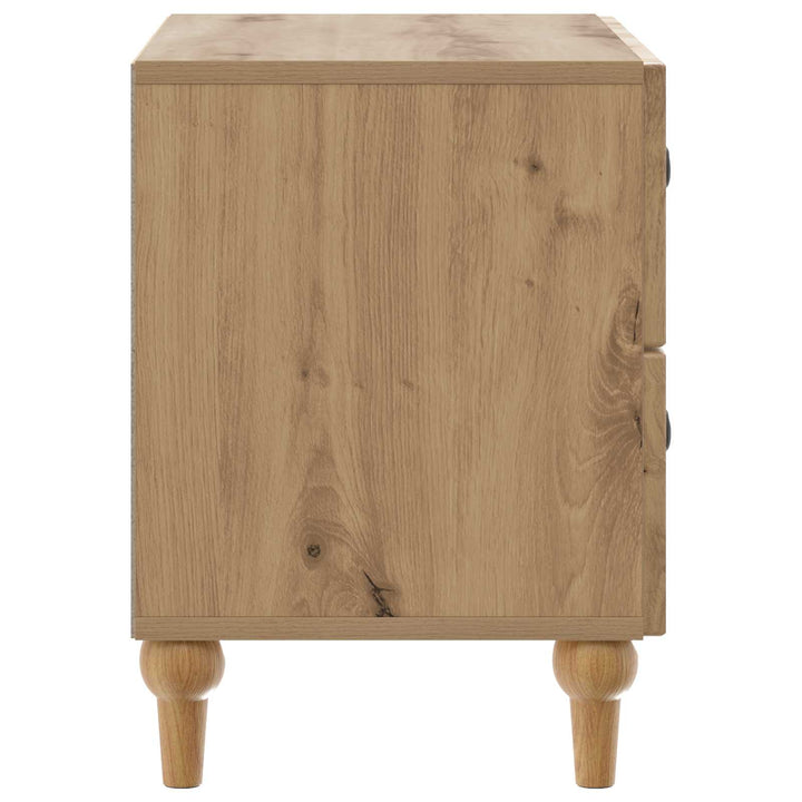 Natskab med skuffe Artisan-eg 62 x 34,5 x 48 cm Konstrueret træ