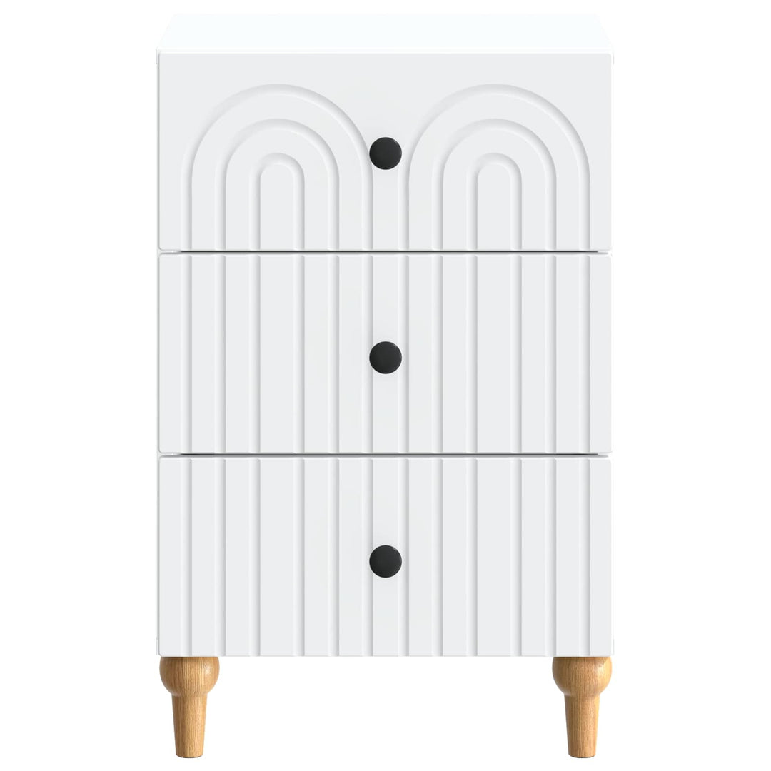 Natskab med skuffe Hvid 43x 41 x 66,5 cm Konstrueret træ
