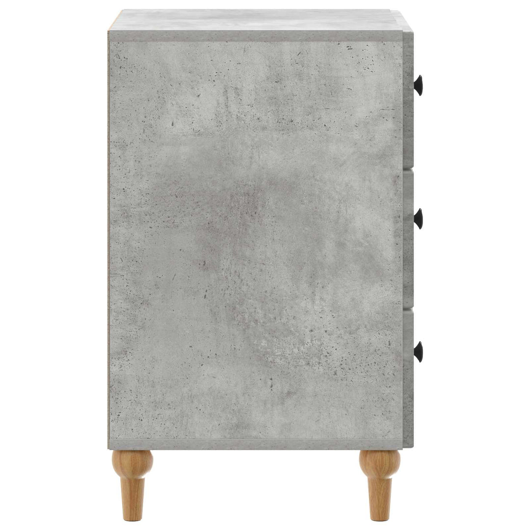 Natskab med skuffe Betongrå 43x 41 x 66,5 cm Konstrueret træ