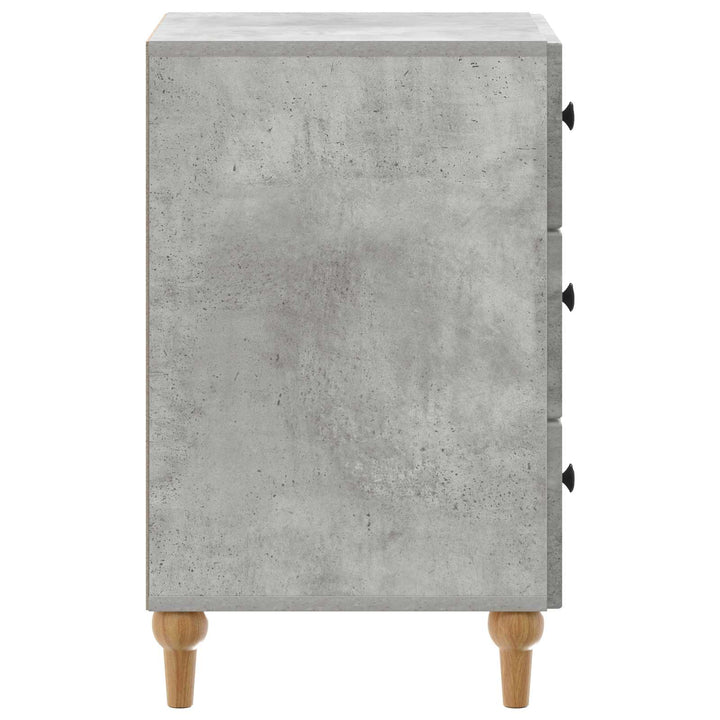 Natskab med skuffe Betongrå 43x 41 x 66,5 cm Konstrueret træ