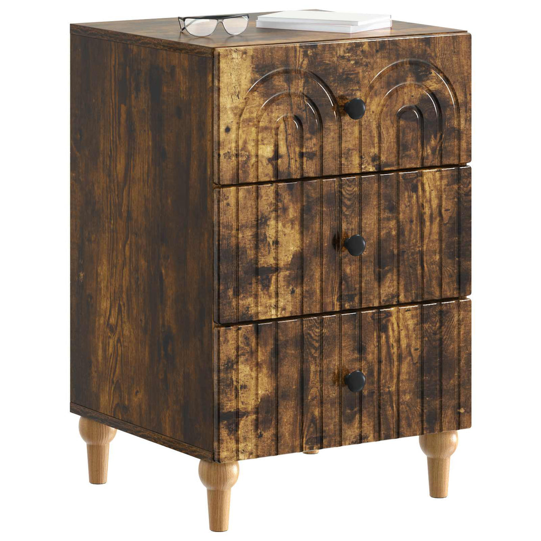 Natskab med skuffe Røget eg 43x 41 x 66,5 cm Konstrueret træ