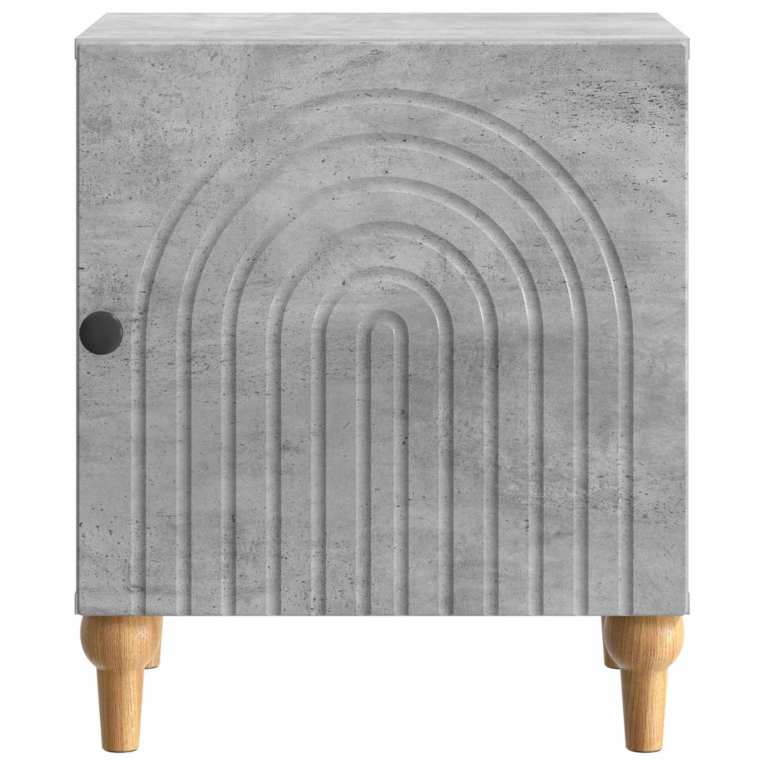 Natskab Betongrå 43 x 34,5 x 50 cm Konstrueret træ