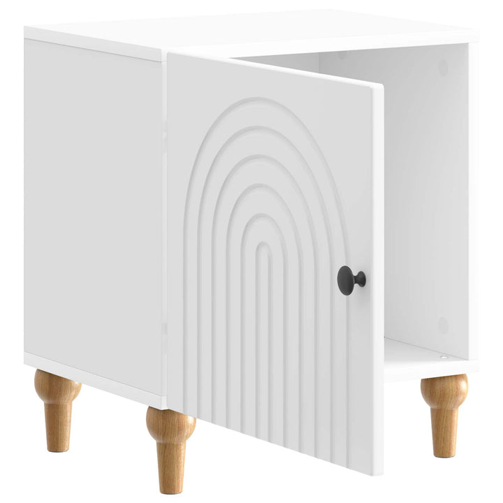 Natskab 2 pcs Hvid højglans 43 x 34,5 x 50 cm Konstrueret træ