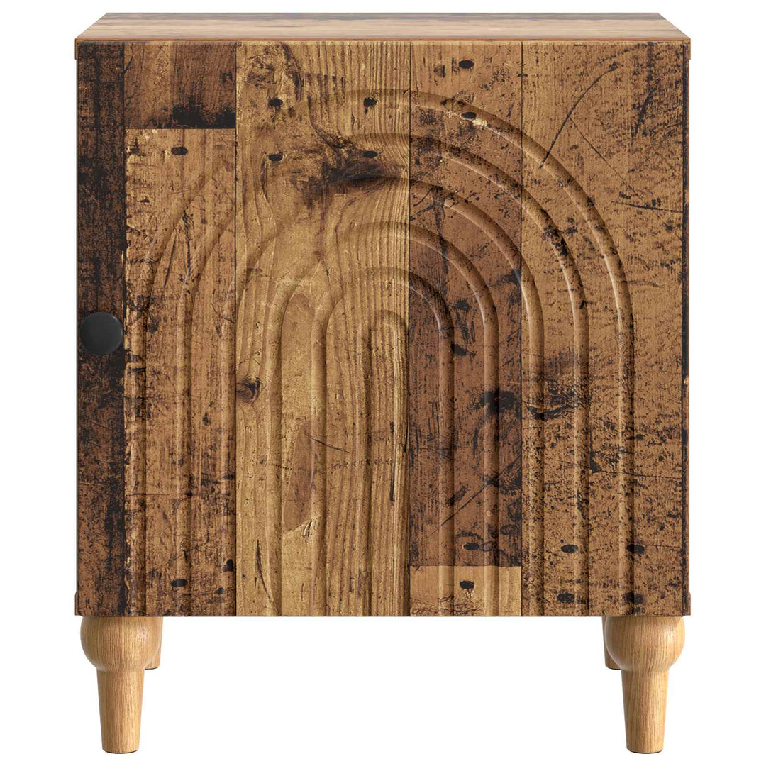 Natskab 2 pcs Gammelt træ 43 x 34,5 x 50 cm Konstrueret træ