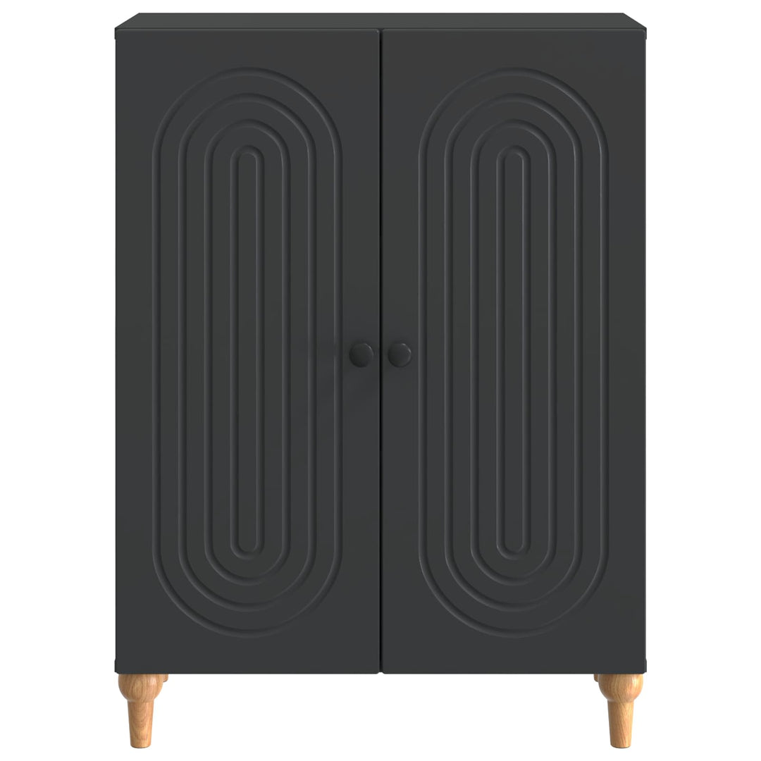 Sideboard Sort 66 x 34,5 x 90 cm Konstrueret træ