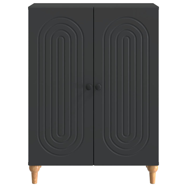 Sideboard Sort 66 x 34,5 x 90 cm Konstrueret træ