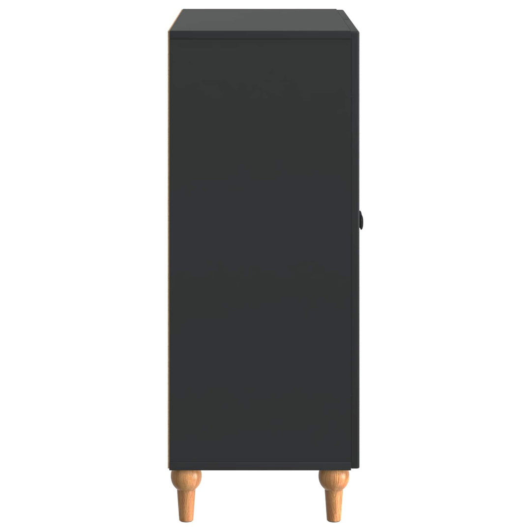 Sideboard Sort 66 x 34,5 x 90 cm Konstrueret træ