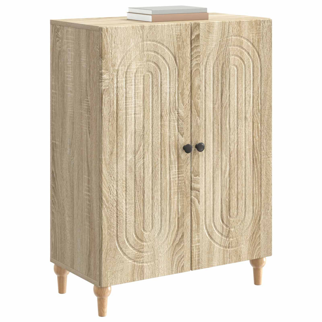 Sideboard Sonoma-eg 66 x 34,5 x 90 cm Konstrueret træ
