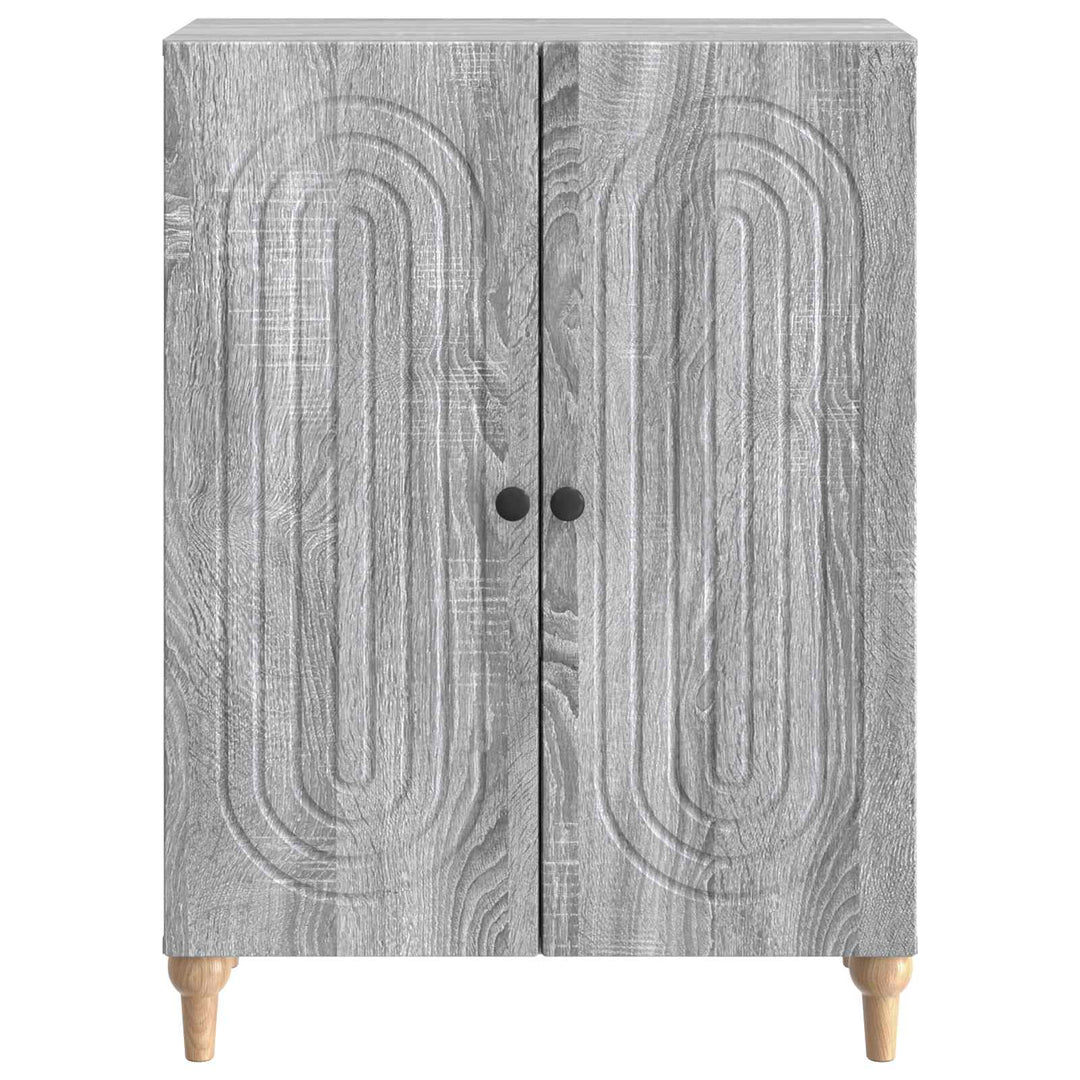 Sideboard Grå sonoma-eg 66 x 34,5 x 90 cm Konstrueret træ