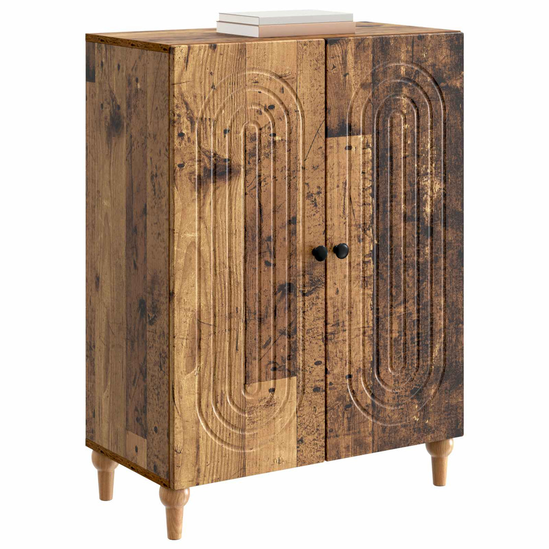 Sideboard Gammelt træ 66 x 34,5 x 90 cm Konstrueret træ