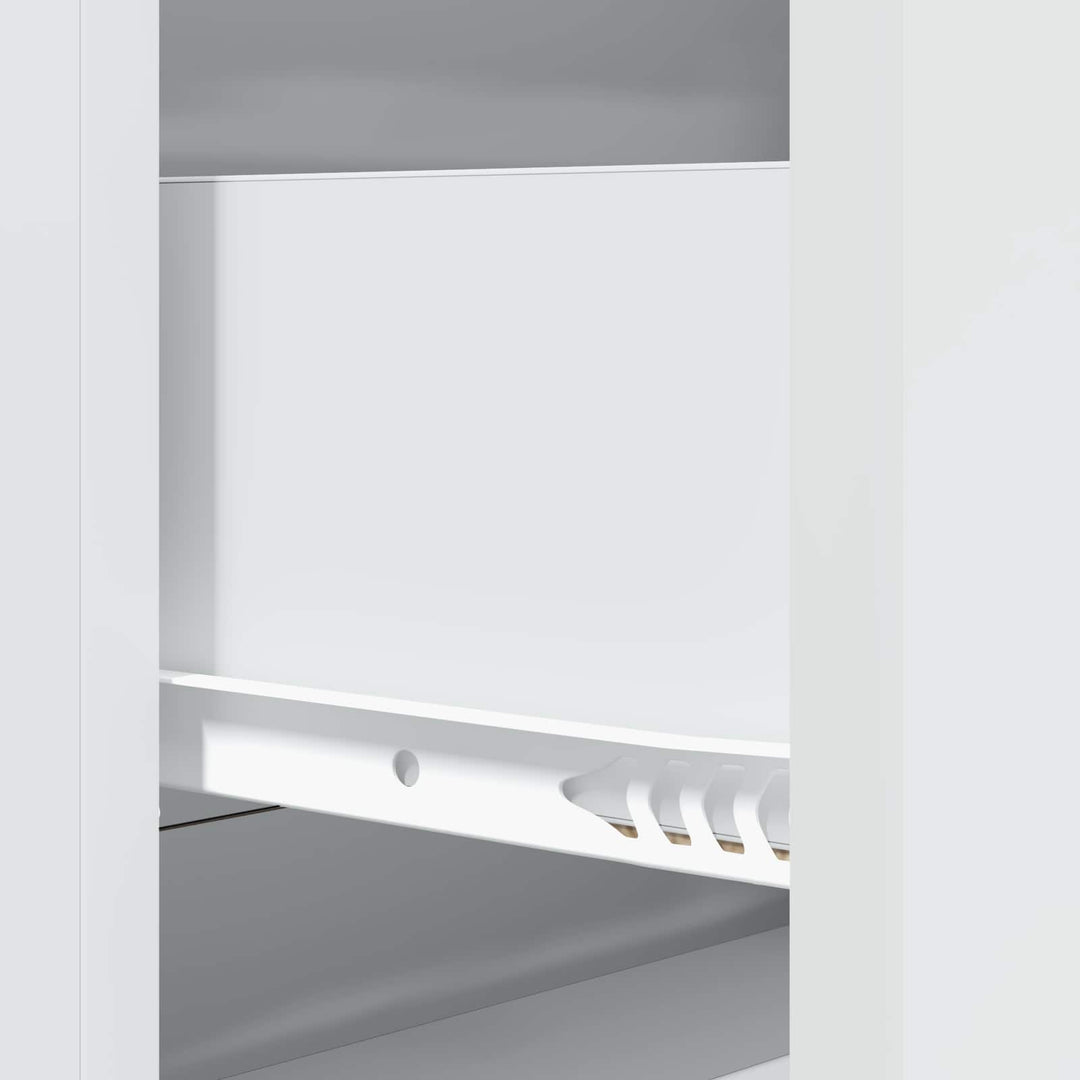 Skuffeskab Hvid 66 x 34,5 x 90 cm Konstrueret træ
