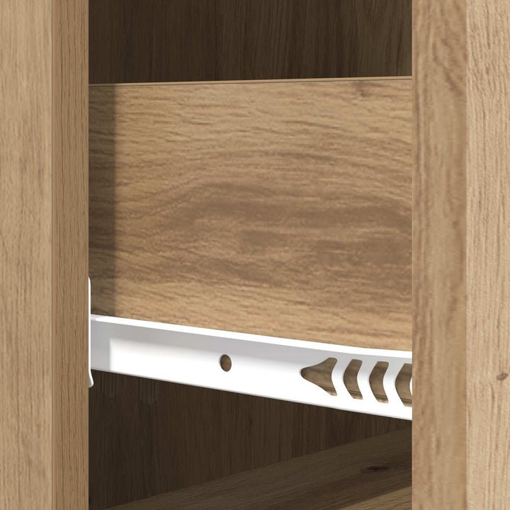 Skuffeskab 33 x 34,5 x 90 cm Konstrueret træ Artisan-eg