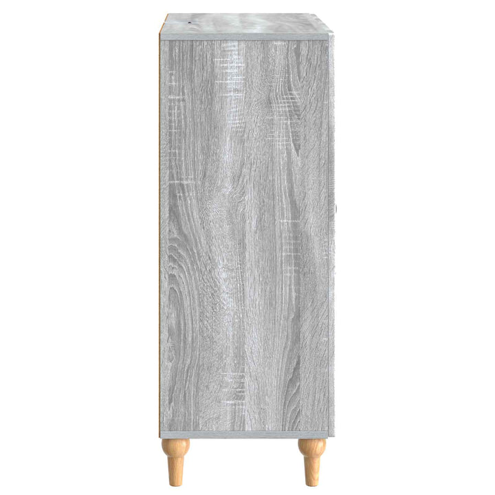 Sideboard Grå sonoma-eg 66 x 34,5 x 90 cm Konstrueret træ
