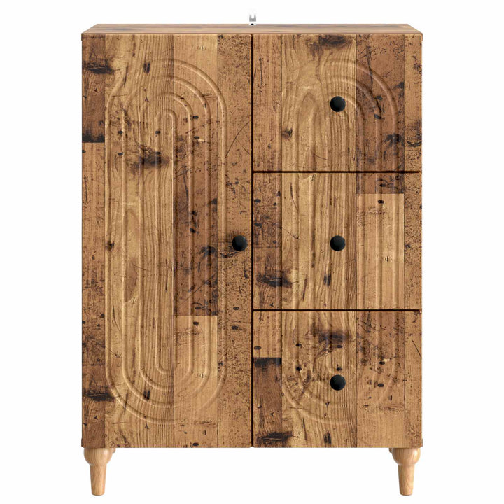 Sideboard Gammelt træ 66 x 34,5 x 90 cm Konstrueret træ