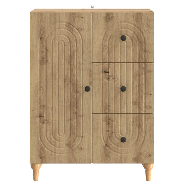 Sideboard Artisan-eg 66 x 34,5 x 90 cm Konstrueret træ